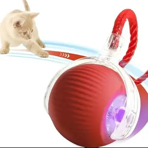 Cat Toy Dog Toy Pet Interactive Ball Automatic Rolling Toy USB Powered Fun Gift Anti-Depression Carpet Ball Pet Supplies