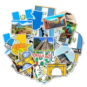 Guatemala Pack 20 PCS Stickers Prited Meme Funny Graphic Waterproof Stickers Pack, Decorative Car Wall Bottle PC Book Vinyl Stickers Decal