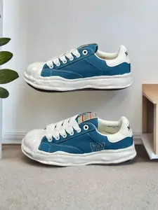 Ultra Trendy Mmy Dissolving Shoes Colorful Thick Sole Height Boosting Couple Style Retro Canvas Versatile Fashion Sneakers