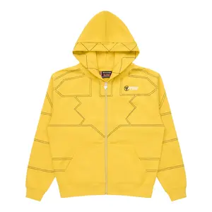 YUGIOH PUZZLE ZIP HOODIE (YELLOW)