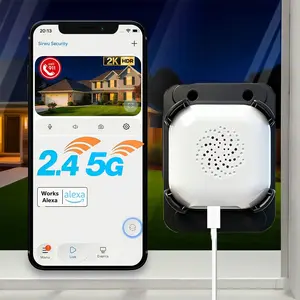 Security Camera Smart Camera Window Dual Band 2.4G&5G WiFi HD 1080P Color Night Vision Motion Detection 2-Way Talk Loop Recording for Home Baby Pet Shop Monitoring