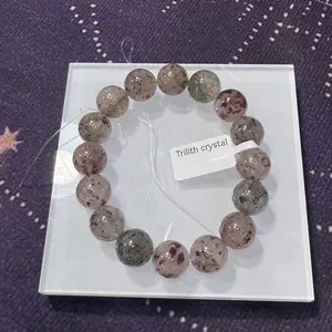【Trilith crystal】Trilith crystal contain chlorophagite, tourmaline, and garnet, and are gifts for men and women