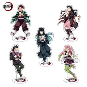 Anime Kimetsu no Yaiba Acrylic Stand Demon Slayer Figures Miniatures Manga Figurines Garage Kits Model Toys GK Ornaments Decor