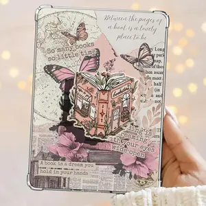 Coffee To Go Bookstore Nature Floral Book Store BookShop Kindle Grip Book Bookish Magnetic Kindle Grip Book Lover Kindle Accessories Phone Holder PopSocket Phone Grip Magnetic Pop Socket Phone Grips
