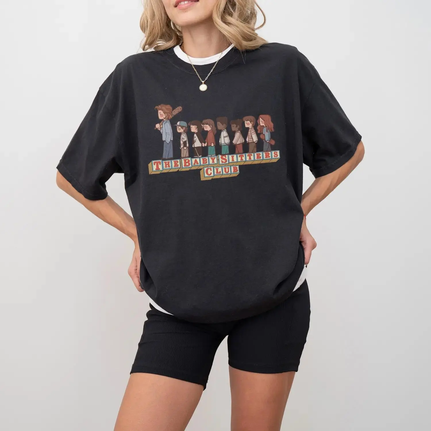 The Baby Sitters Club   Shirt, Steve Harrinton Shirt, Harrington Crewneck, Stranger Shirt, Retro 80s TV Show Graphic Tee, Unisex Fan Gift
