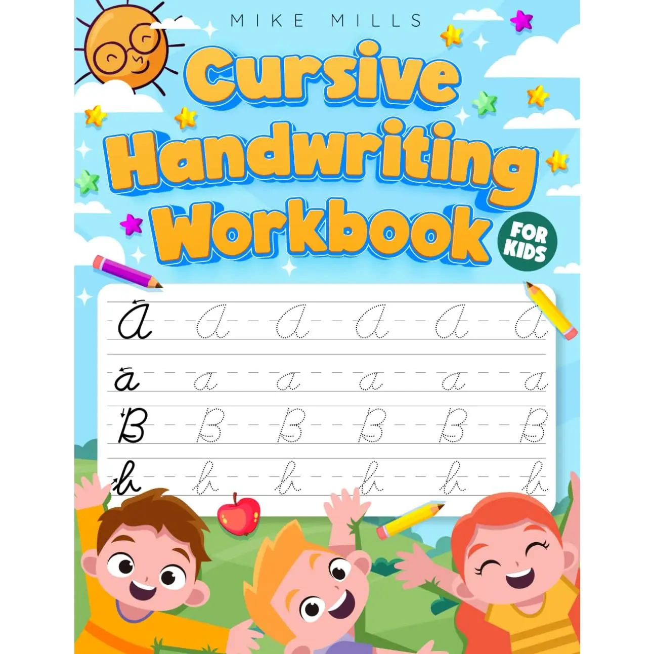 Beginners Cursive Handwriting Workbook for : 5-in-1 Curisive Handwriting Practice Workbook | Master Cursive Handwriting Skills with Letter Tracing ... Jokes to Write Complete Sentences and ! - Paperback