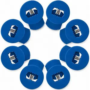 8-Pack Baseball/Softball Glove Lace Locks – Vibrant Colors, No Retie Knots, Spring-Lock Tech, Durable Design