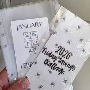 TRACKERS ONLY 2026 Friday savings challenge|2026 Friday savings challenge TRACKERS ONLY