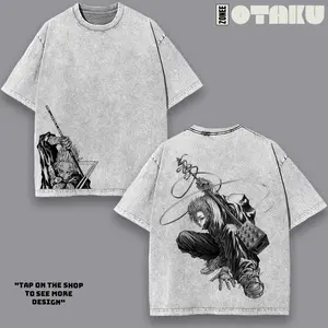 Gaku Sakamoto Days Hoodie, T-Shirt Grey Acid Wash Anime Graphic Unisex, Gaku Vintage Bootleg Inspired Hoodie, 90s Manga Retro Wash Tee, Heavyweight Streetwear Oversized