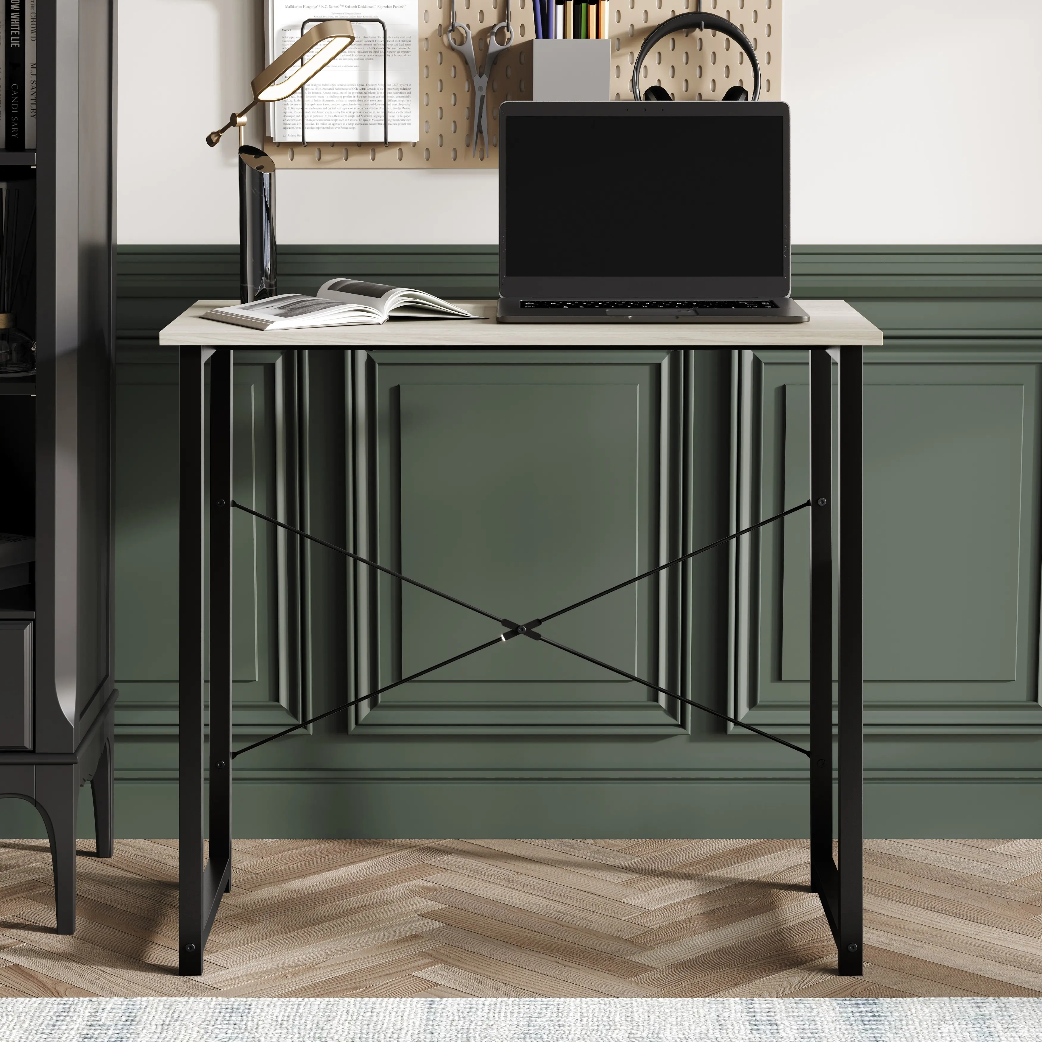 31-Inch Metal Writing Desk