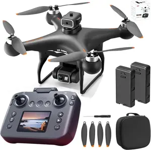 S116 GPS Drone with Screen Controller, 2 Batteries, Brushless Motor and Altitude Hold Function