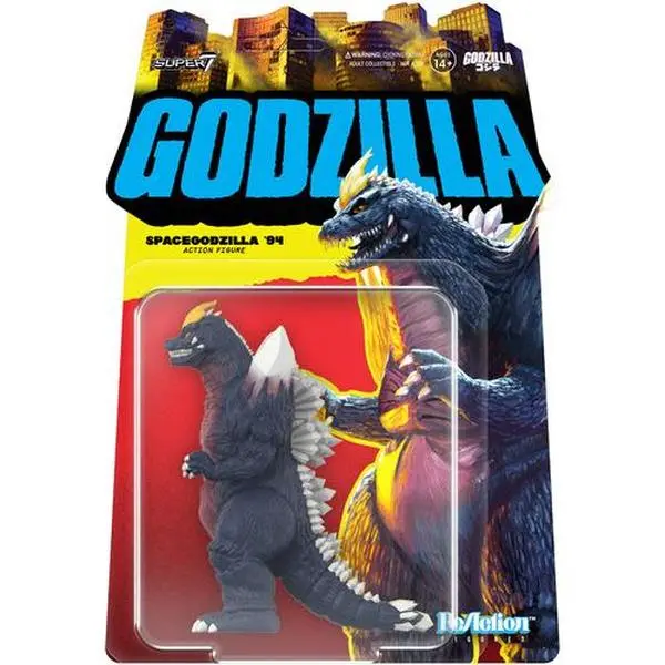 Super7 - Toho Series ReAction Figures Wv11 - Space Godzilla Vinyl PVC Collectible Figurine, TV Movie Char., Choking Hazard Small Parts, Statues & Bobbleheads, Pvc Figurines, Statues & Bobbleheads
