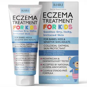 Eczema Cream for Kids | Eczema Cream with Colloidal Oatmeal | Kids Skin Care for Dry, Itchy, Red & Irritated Skin with Soothing Hydration | Steroid Free Sensitive Skin Moisturizer 6.14 fl oz