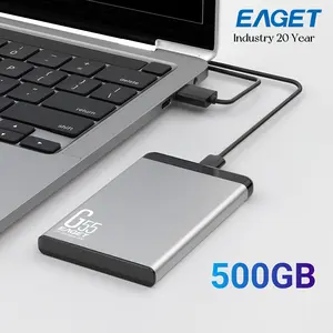 EAGET 500G/1TB/2TB USB3.0 Portable External Hard Drive, High Capacity High Speed 5Gbps ,Plug And Play External Storage, Picture Video Backup Reliable Storage, File Storage, For Game/File/Photo Album/Video/Music/USB Storage Devices