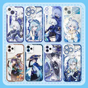 Genshin Impact Phone Case For iPhone 17 17Air 16e 11 12 13 14 15 16 Pro Max Plus XS Max Wanderer Neuvillette Furina Soft Cover