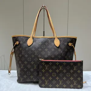 Pre-owned Louis Vuitton Leather Tote Bags Neverfull MM 94732916