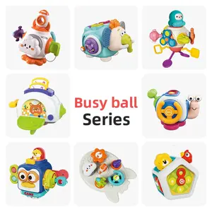 New Baby Busy Ball Toy Baby Hand Exercise Hexahedron Spinner Hand Grasping Ball Interactive board educational Mini Dual SIM Smartphone with HD Touchscreen kids musical Axis Rolling Pain Fidget Oversized LCD Doodle Writing physics Big Shark Story Machine