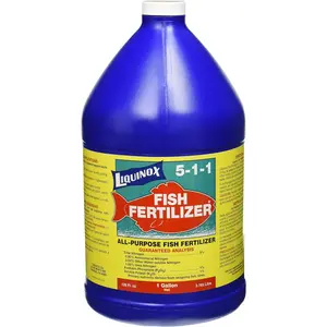 Liquinox Fish Fertilizer 5-1-1 All-Purpose Plant Food Concentrate, 1 Gallon