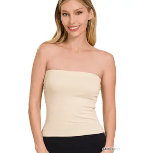 Tube Top with Built-In Bra