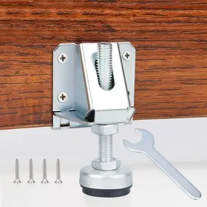 4 Pack Heavy Duty Leveling , Furniture  Adjustable Load Levelers Foot, Leveling Height for Workbench Cabinet Pool Table Bench Machine Cabinet Refrigerator  (4000 lbs Load Capacity)