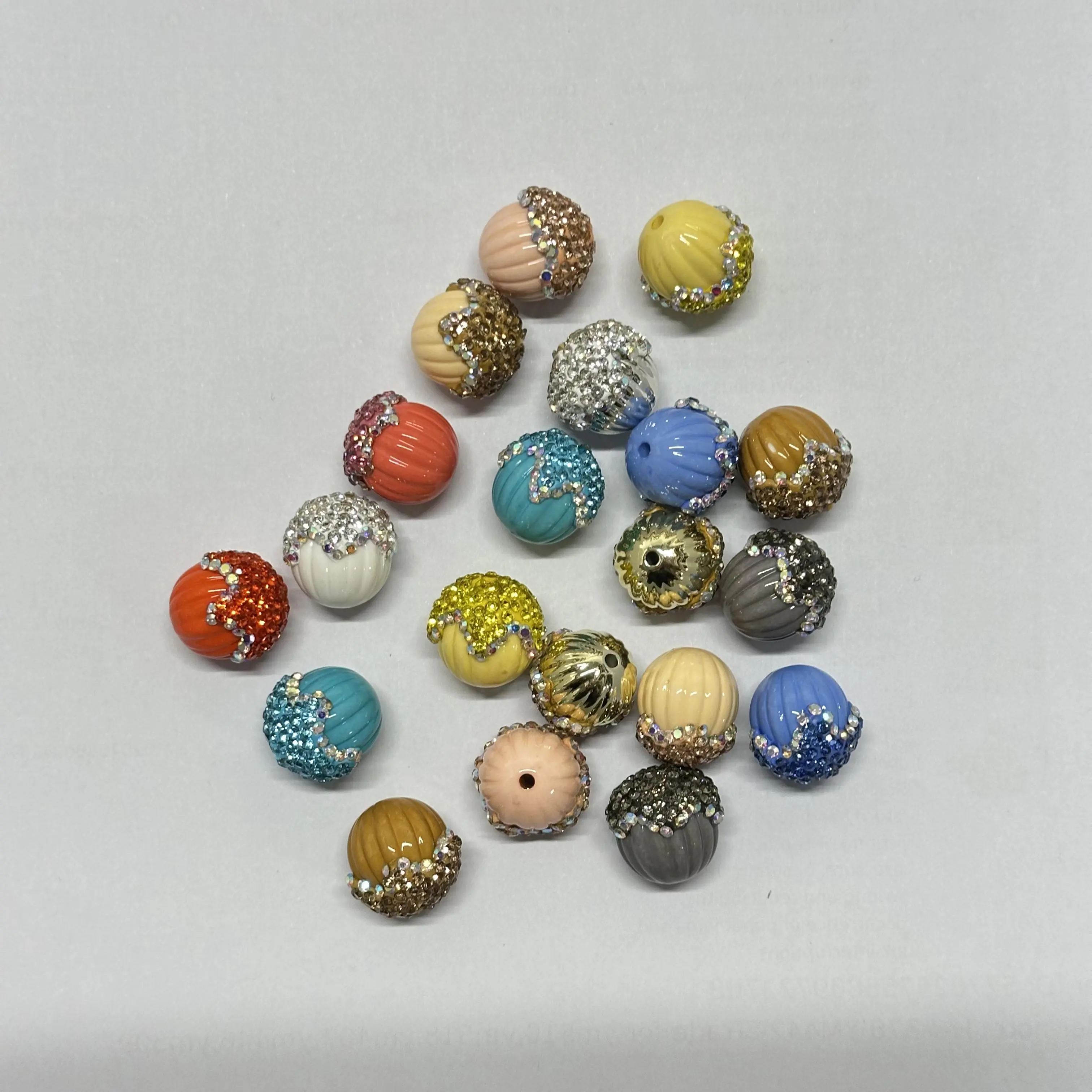 ZY2017019 20PCS Pumpkin beads