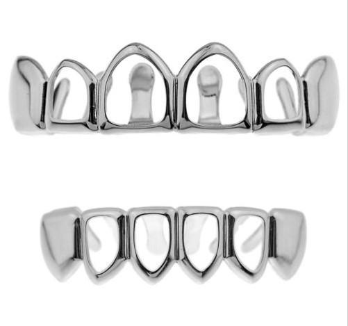 New personality, fashion, best-selling explosive hip-hop hollow braces teeth grills trendy braces, advanced sense, exquisite daily fashion accessories.