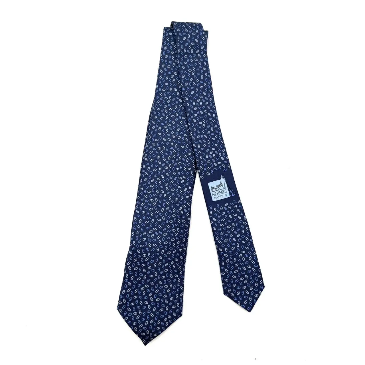 Pre-owned CALUXM Hermès Print Silk Tie