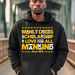 Alpha Phi Alpha Hoodie. Alpha 1906 Fraternity Hoodie. Ice Cold Brothas, The Oldest & The Coldest, Men of Distinction.