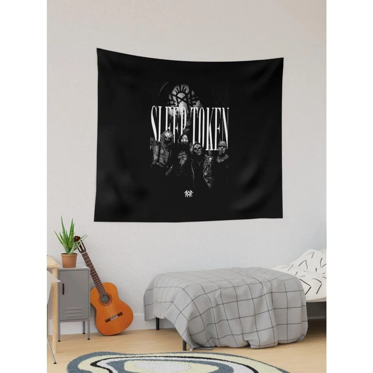 Vessel Moon Sleep Token Band Logo Merchandise Tapestry Wall Tapestry, Fabric Wall Hanging for Bedroom, Dorm Room, Living Room and Apartment Decor, Lightweight Indoor Wall Art