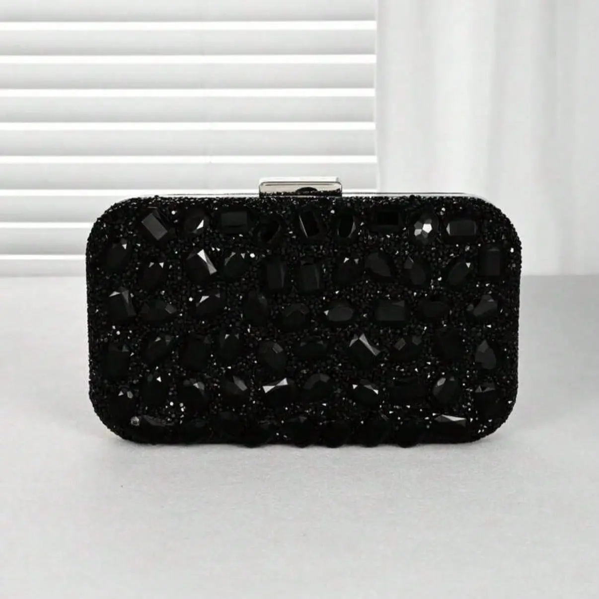 Asymmetrical Acrylic Diamond Evening Clutch Purse Bag, Handheld Shoulder Crossbody Bag, Fashion Luxury Women Bag for Daily, Party, Wedding, Charming Rhinestone Bag Suitable for Party Girls and Women, Party Dinner Banquet