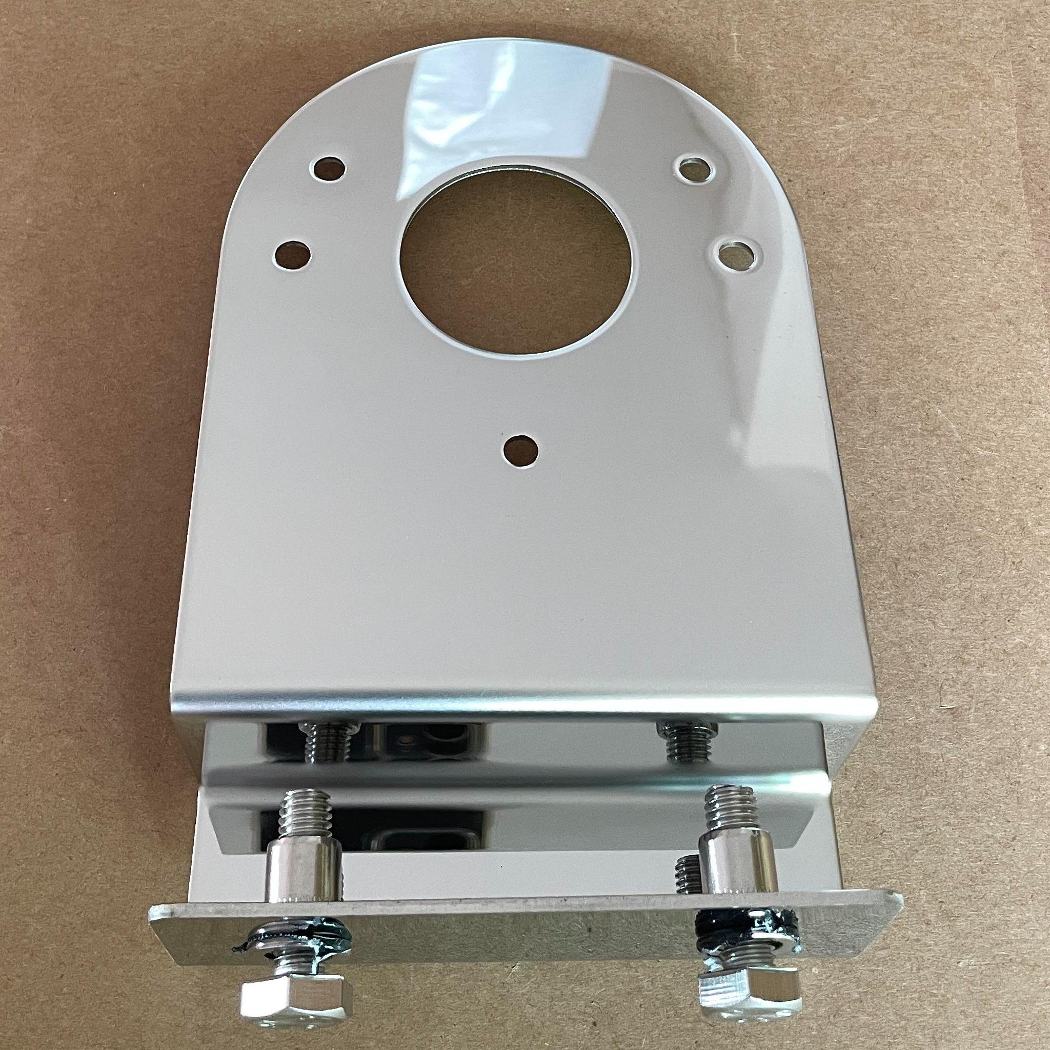 Right-Angle Clamp-Mount Chassis Ambient Light Brackets — 2-Piece Stainless Steel "Watermelon Light" Mounting Bases (No-Drill Design) — Suitable for Trucks and RVs