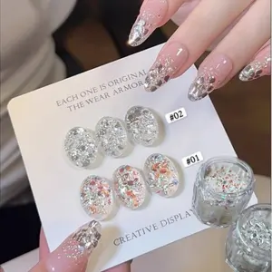 Trendy Nail Art Supplies, Mix-And-Match Design, Perfect for DIY Manicures & Pedicures, Ideal Gift for Beauty Enthusiasts, High Quality Glitter, Glitter Nails