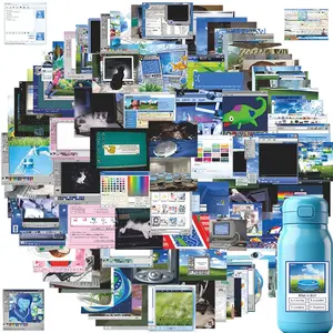 110 Pcs Computer Screen Stickers for Cellphone, Smartphone, Phone Cases, Laptop Covers, Notebooks, Scrapbooks, Multi-Purpose Decorative Decals