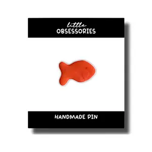 Gold Fish Snack Pin