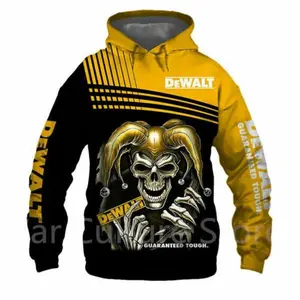 DeWalt Skeleton Men's Hoodie 3D All Over Prints Xmast, New Year Size S-5XL