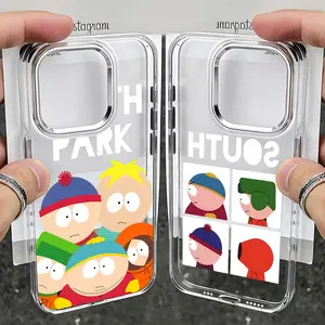 Cartoon S-South Park Funny Cute Phone Case for IPhone iPhone 17 16 15 14 13 12 11 Pro Max Plus Air Transparent Soft Cover Holiday Gifts and Fashion Items