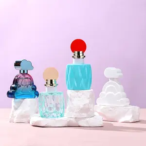 Cloud Series Perfume Gift Set 4 Items, Perfume Sets, Floral Musk Fragrance Collection, Travel Perfume, Women's Premium Present for Birthday Valentine