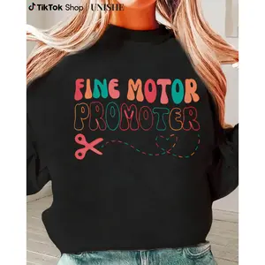 Long Sleeve OT Therapy Sweatshirt – Fine Motor Promoter Gift for Therapy Assistants