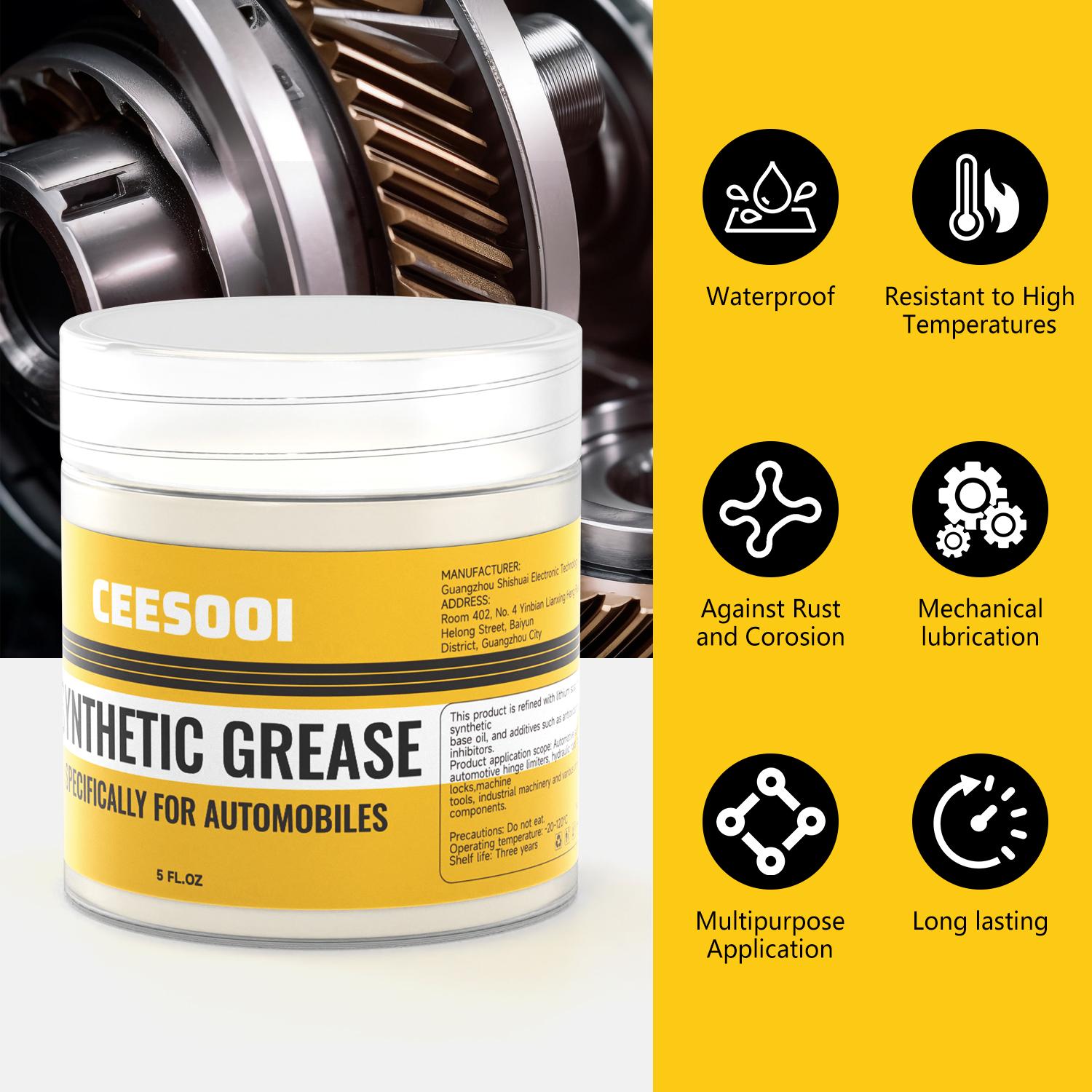 Car Stuff Automotive care grease, multi-functional lubrication shaft cleaning grease for automotive parts maintenance, outdoor fun lubricating oil for vehicles