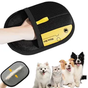 Pet Static Electric Hair Removal Glove, Dual Brushing Functionality, Ideal for Home Use, Sofa & Clothing Cleaning Tool