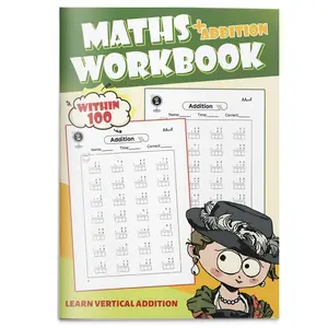 Kids Math Practice Game Toy, Step-by-Step Vertical Addition & Subtraction Drill Activity Sheets, Column Method Practice to Build Accuracy, Number Sense and Fast Calculation for Home and School