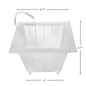 212 MAIN ALA-PT APCB39 7x7 in Square Anthony Pool Skimmer Basket