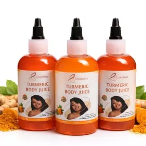 Byenblan Turmeric Body Juice Moisturizer Set - 3 x 4oz Bottles, Soothing Hydrating Wellness Treatment for Body