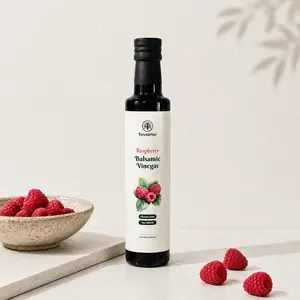 Levantine Raspberry Balsamic Vinegar (8.45 Fl. Oz) - Healthy, Fruit-Forward Flavor, Mediterranean Tradition - Perfect for Salads, Grilled Meats
