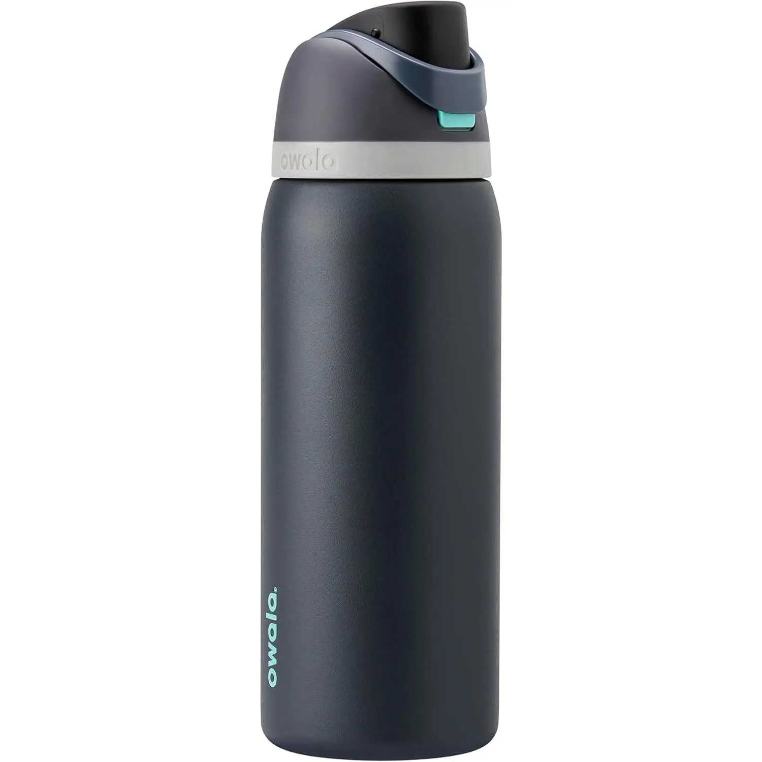 Owala FreeSip Insulated Stainless Steel Water Bottle with Straw for Sports and Travel, BPA-Free, 32oz, Foggy Tide