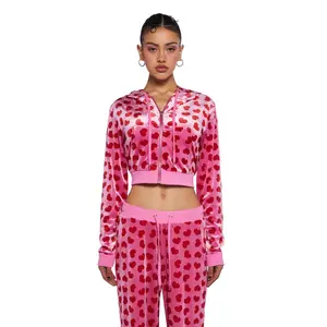 Loyal Maneater Velour Track Jacket