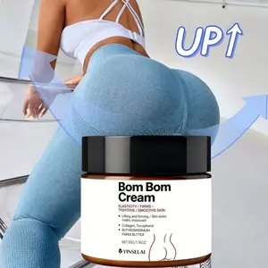 Yinselai Butt Balm with Vitamin E, Collagen, Shea Butter, Tightening, Smoothing, Brightening, Ideal for Fitness Enthusiasts and Office Workers