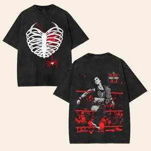 AJ Lee Back – Oversize Acid Wash Tee brings WWE’s crazy chic energy to streetwear fashion, crafted for rebels who stand out in every crowd t-shirt unisex graphic classic cotton fan gift oversized top Fabric Menswear casual wrestling shirt wwe fan