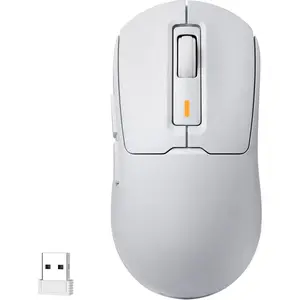 GM024 Tri-Mode  Gaming , 59g Ultra-Light  Gaming  2.4Ghz/BT/Wired, 6-Level DPI 8000 Max, 1000Hz, 5 Programmable Buttons, Pro Software