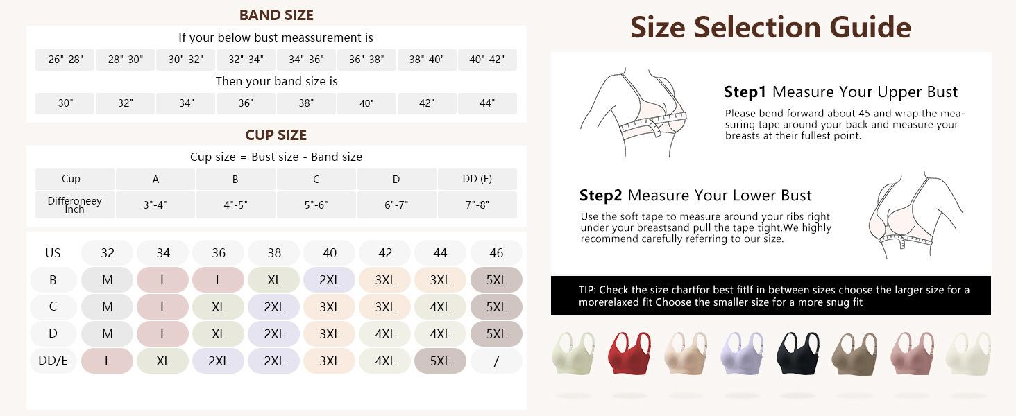 2 Pack Plus Size Wireless Seamless Bra for Women, Full Coverage Soft Support No Digging Comfort Bralette, Everyday Push Up Lingerie for Curvy